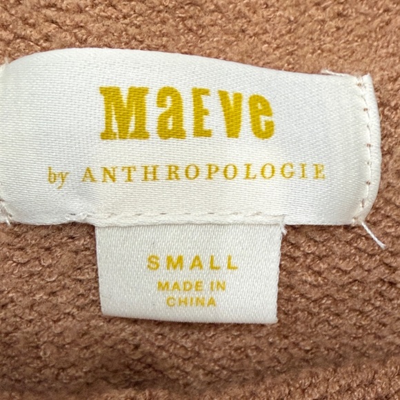 MAEVE by Anthropologie ,Size S ,Cozy Tan Turtleneck Sweater - Picture 15 of 17